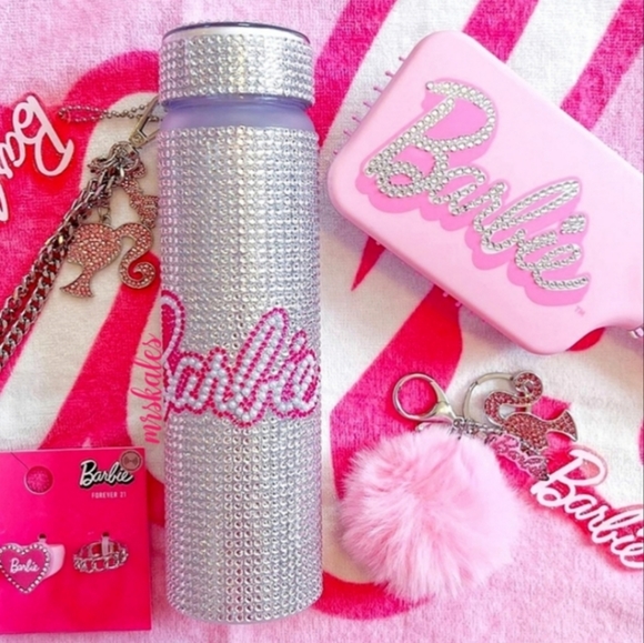 Barbie Rhinestone Water Bottle - Picture 3 of 16